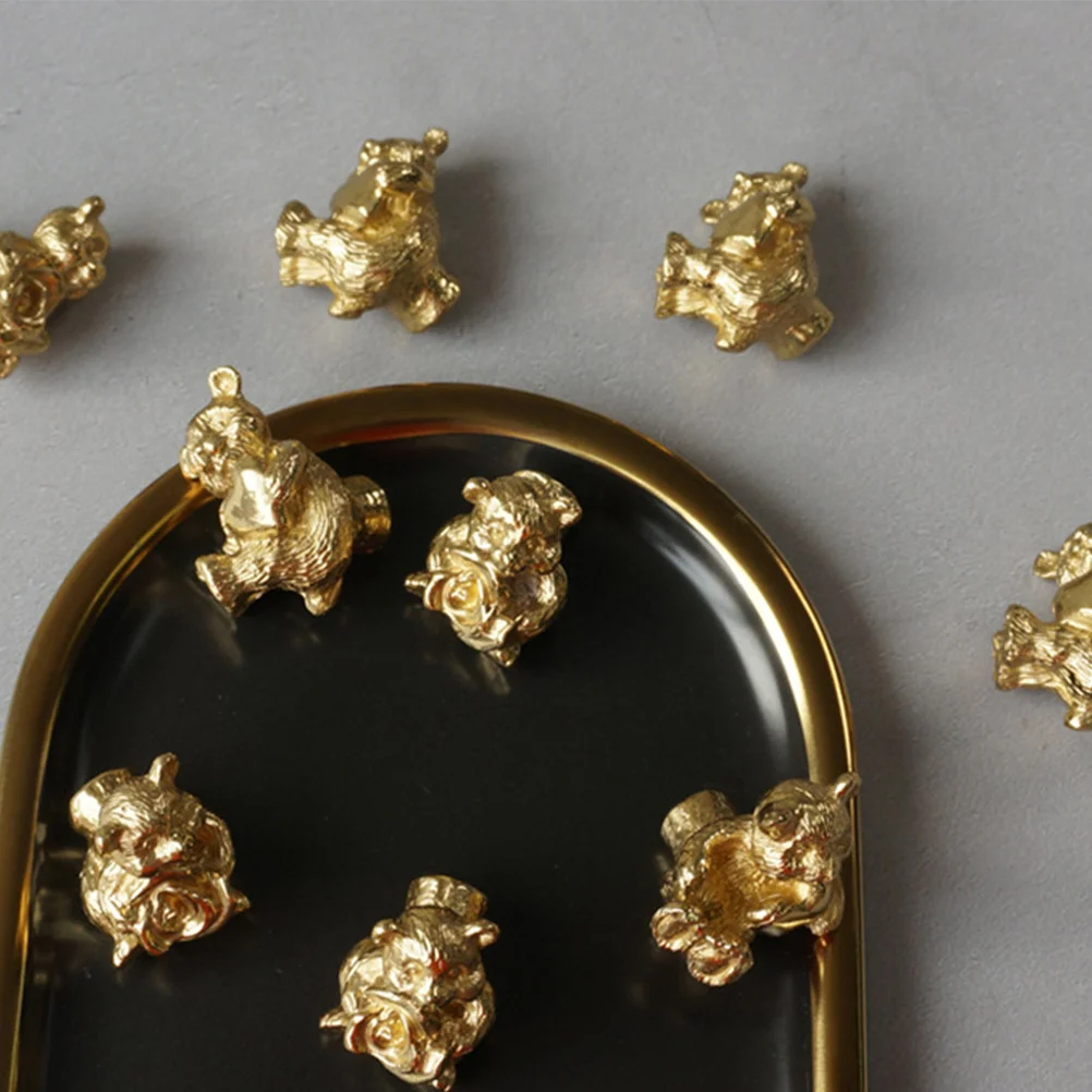 

Copper Handle Cabinet Knob Decorative Knobs Dressing Table Animal Drawer Wardrobe Pull
