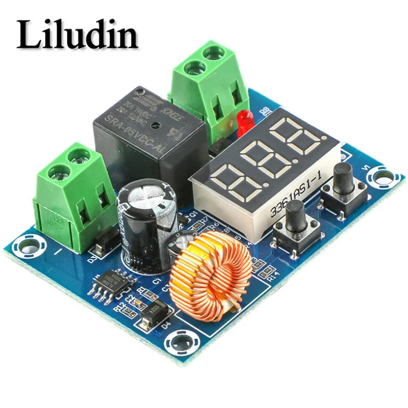 XH-M609 Low Voltage Disconnect Switch Cut Off 12V 24V 36V Digital LED Display Over-Discharge Protect for 12-36V Lithium Battery