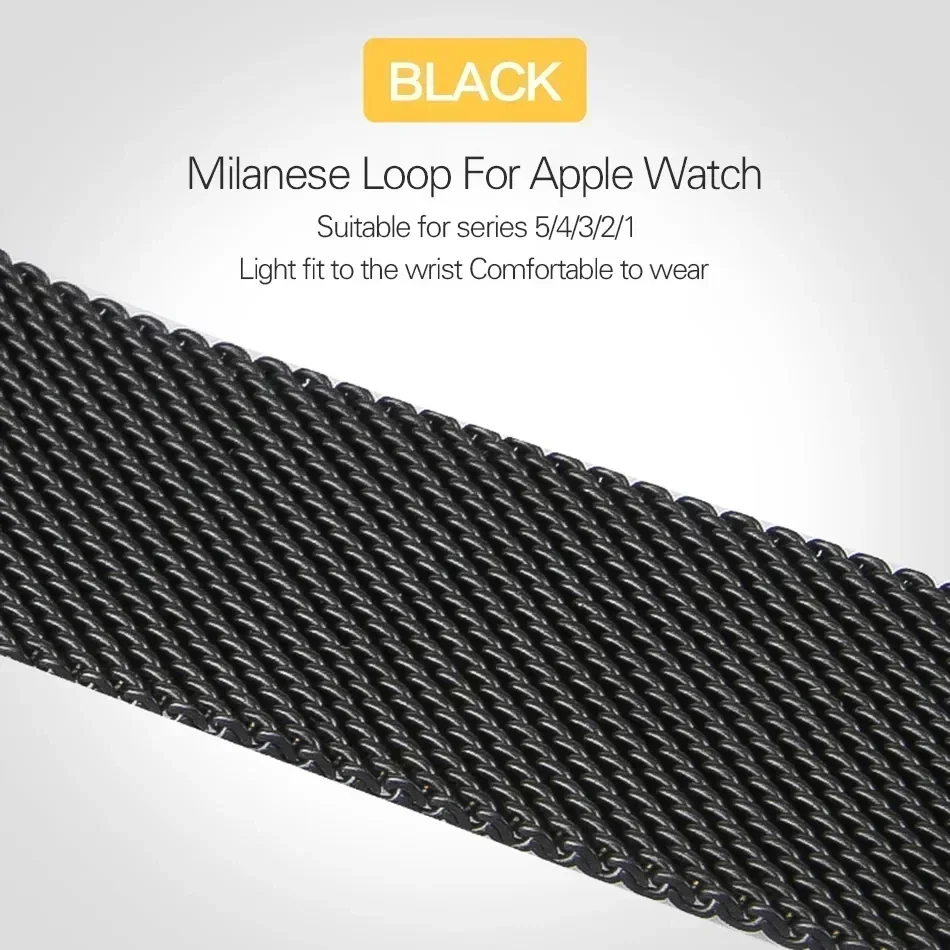 Milanese حلقة حزام لساعة أبل 46 مللي متر 45 مللي متر 44 مللي متر 40 مللي متر 41 مللي متر فخر سوار iwatch سلسلة 10/9 8 7 6 SE 5 4 3 الترا 2 49 مللي متر