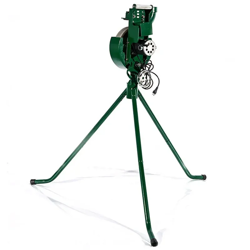 Baseball and softball dual-purpose, single-wheel serve machine, automatic serve machine