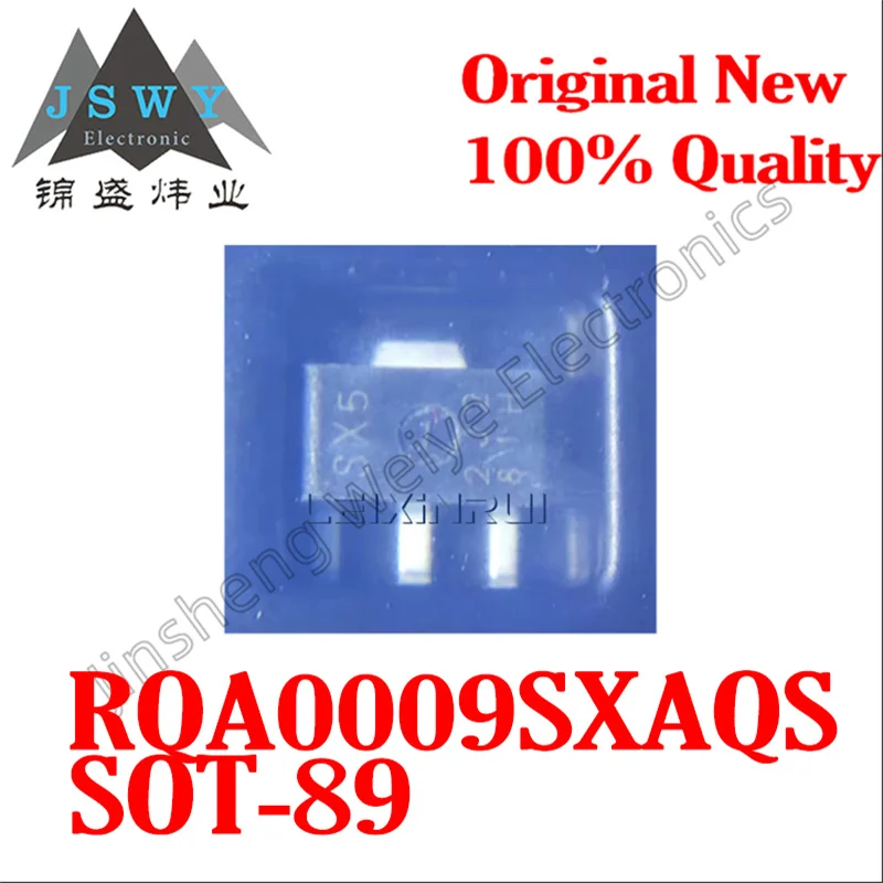 

(10/50 pieces) RQA0009SXAQS Silkscreen SX5 SOT-89 Two-stage power amplifier SMD transistor Walkie-talkie Brand new, original