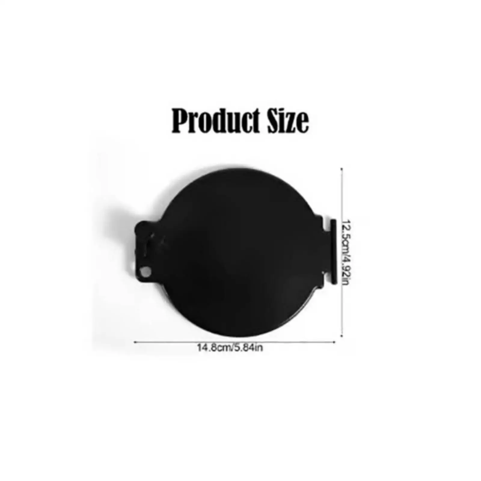 Black ABS Sewer Pipe Cover for RV Waste Tank Outlet with Latch Clamp for Travel Trailer