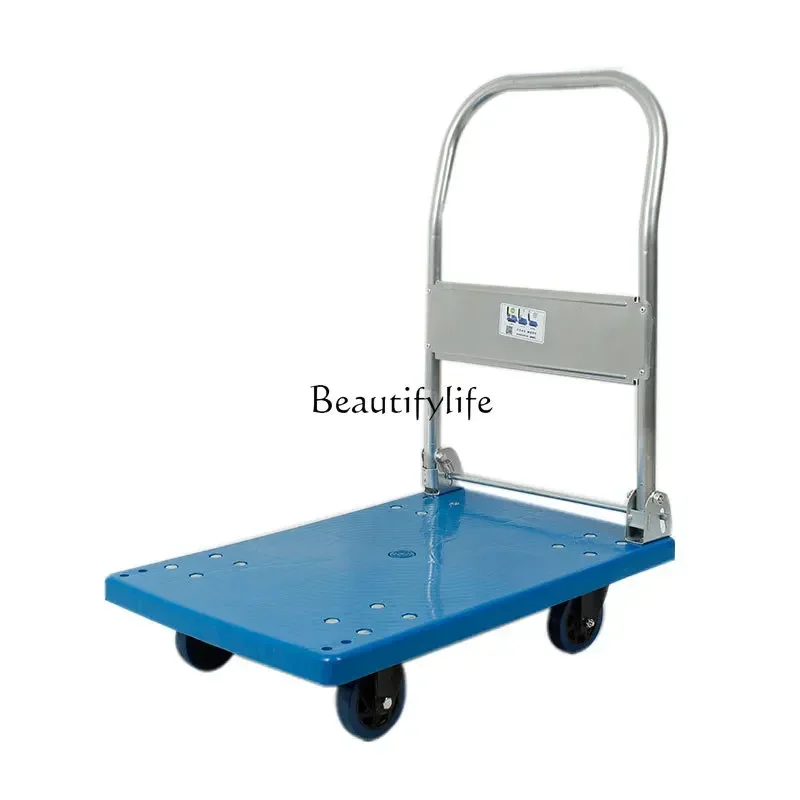 Flatbed Carrying Cargo Foldable Portable Household Supermarket Pull Cargo Flatbed Truck