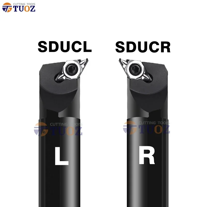 Imagem -03 - Tuoz-suporte de Ferramentas de Torneamento Interno Torno Chato Bar S16q S20r S25s Sducr11 Sducl11 95 ° 16 mm 20 mm 25 mm Dcmt11 Sducr Sducl