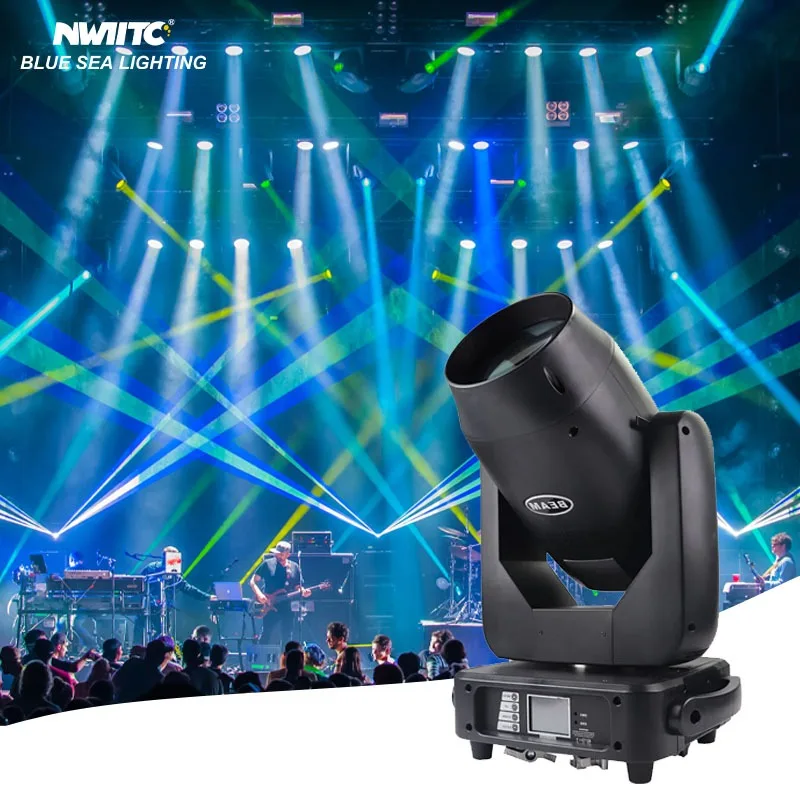 Pro Dj y rainbow Prism 380w Super Beam Moving Head Light Ultra-Narrow Concert EDM Festival Club Wedding Touring