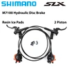 シマノ SLX M7100 2 ピストン M7120 4 ピストン油圧ディスクブレーキセットマウンテンバイク MTB ブレーキオリジナル自転車部品 2