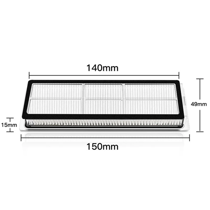 Dành Cho Xiaomi Dreame Bot W10 Hút Phụ Kiện, Bàn Chải Cạnh Bên, Bộ Lọc HEPA, Cây Lau Nhà Vải Phụ Tùng