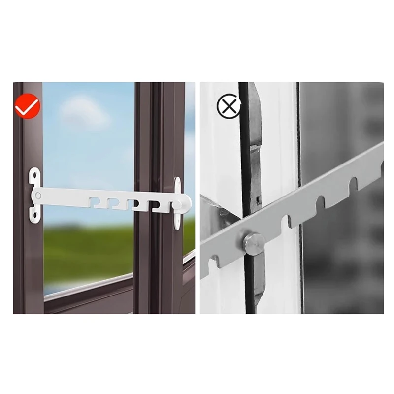 Children's Window Limiter Safety Lock To Prevent Children From Falling, Security Protection