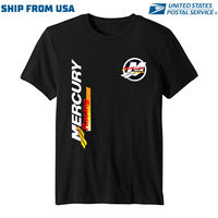 Mercury Racing Logo Yacht Boats T Shirt Cotton USA Size S 5XL long or short sleeves