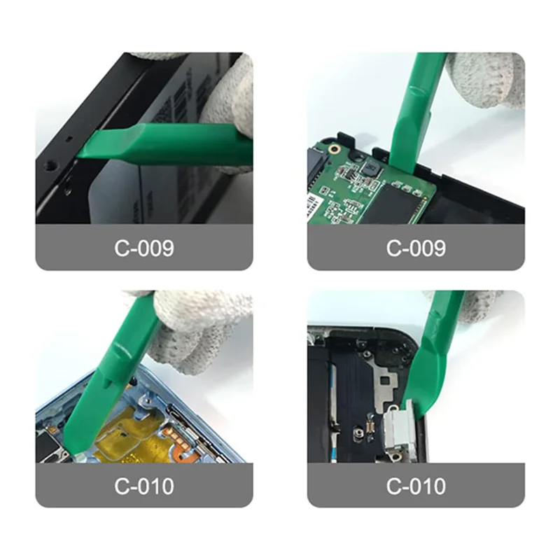 Эффективный 10 в 1, пластиковый инструмент для открывания с двойной головкой, лопатка для мобильного телефона, ноутбука, ПК, сборка, инструмент для ремонта телефона