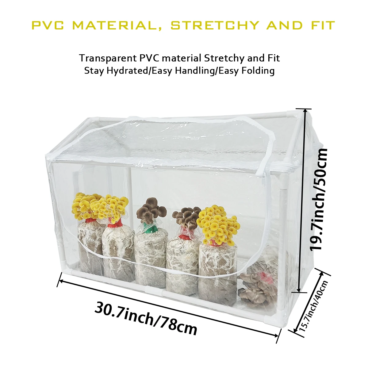 Professional mushroom planting shed keep warm, moisturize, prevent insects and odors, suitable for A professional mushroom plant