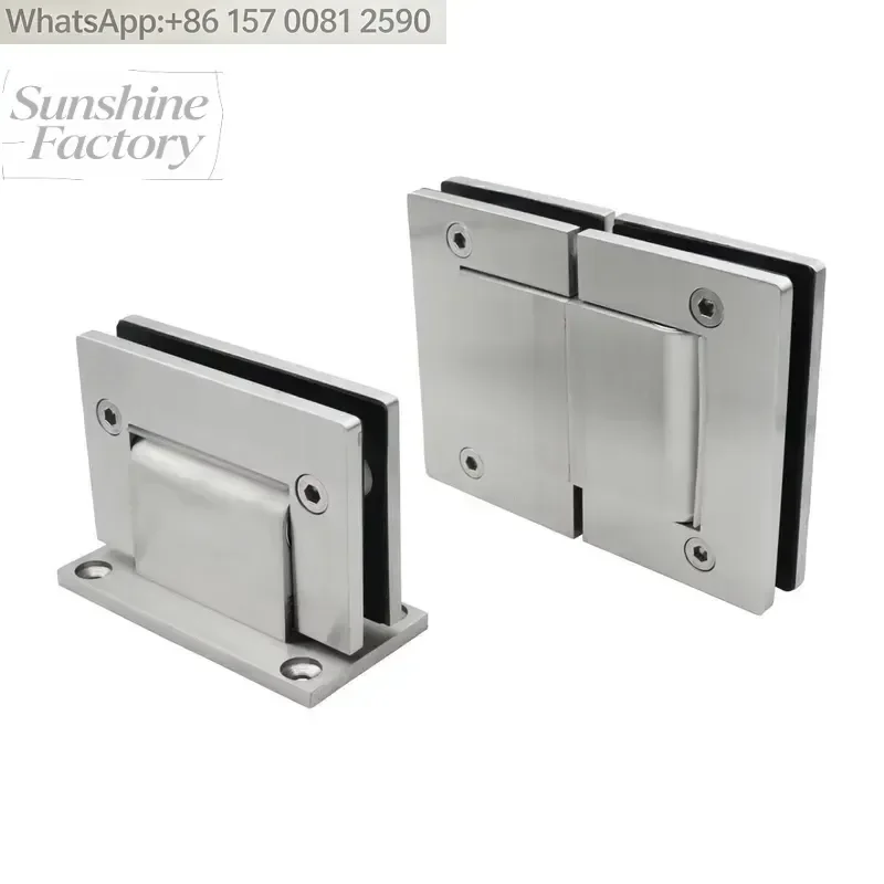 Stainless Steel 316 Hydraulic Hinge Modern Design Soft Closing Hinge for Outdoor Frameless Glass Pool Fencing and Gates