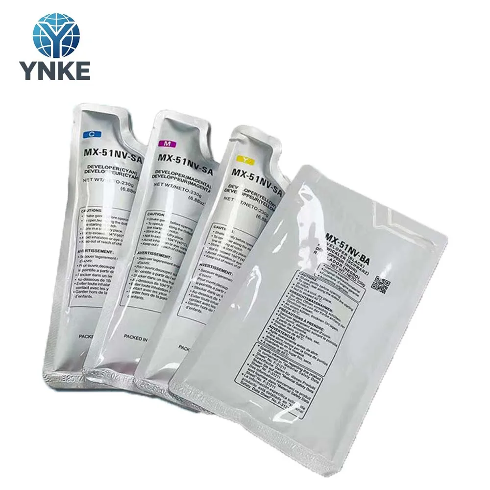 230g MX51 Developer Powder For Sharp MX4110 4100 MX4111 MX4140 MX4141 MX4128 4148 MX5110 MX5111 MX5140 5141 4112 5112 5128 5148