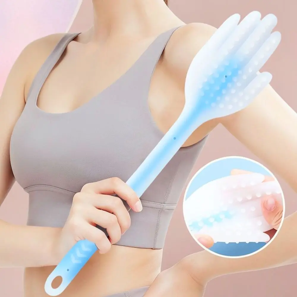 Silicone Meridian Massage Patting Tool Portable Back Shoulder Muscle Relaxation Massager Home Body Health Care Device