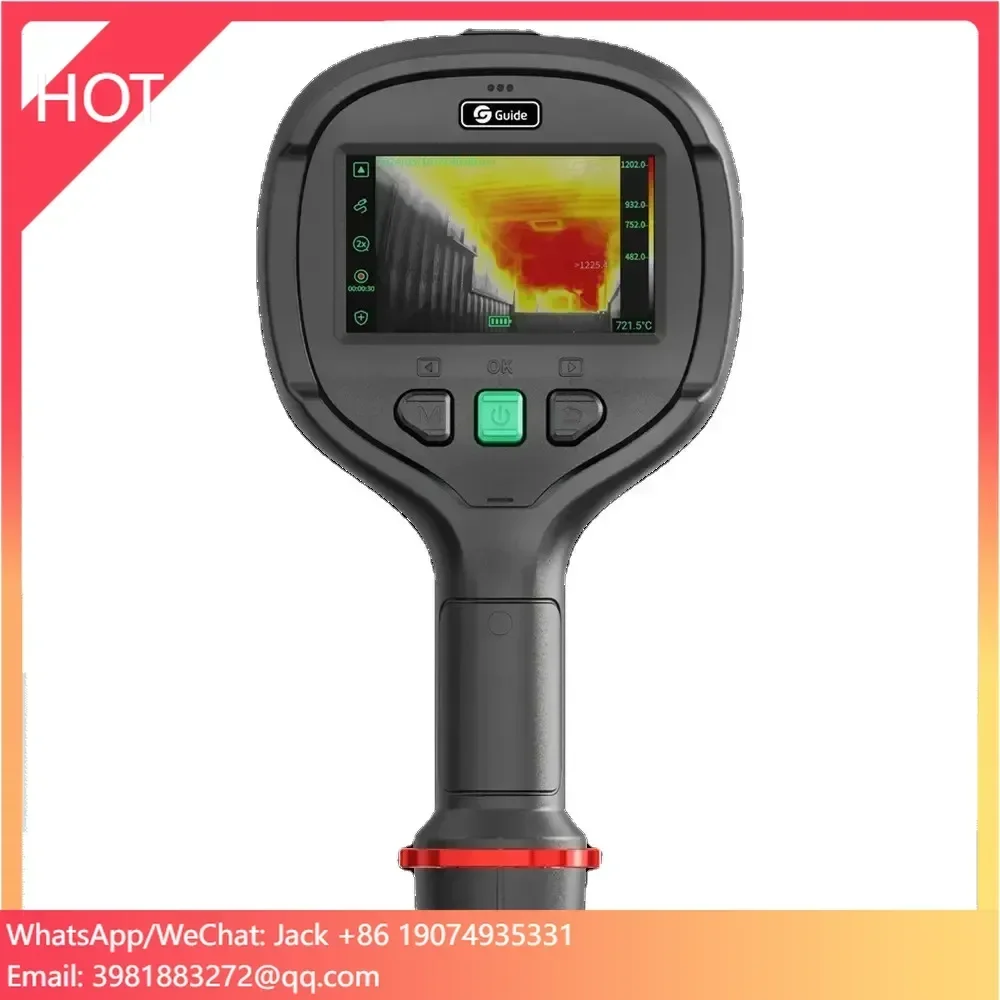 Guide PR610 Thermal Imaging Camera for Firefighting Thermal Imaging Camera for Rescue High Resolution Large Display 640x480@12μm