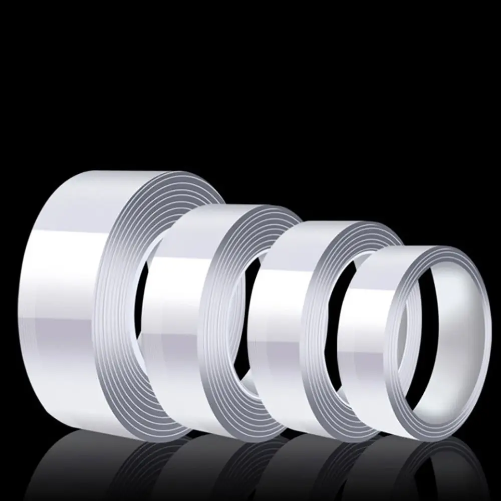 

1 roll 3 cm Wide Reusable Waterproof Nano Tape Cleanable Adhesive Tapes Wall Stickers Double Sided Tape Home Decoration
