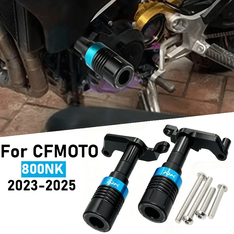 For CFM OTO 800NK 2023-2025 Motorcycle Engine Pad Falling Protection NK800 800 NK 2024 Frame Sliders Crash Protector Accessories