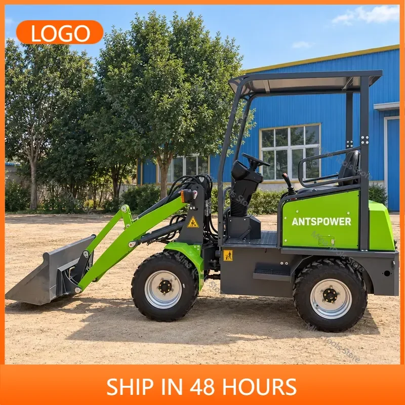 ELCX-500 Electric Wheel Loader 500kg 4WD Compact Front Loader for Rental Fleet and Contractors