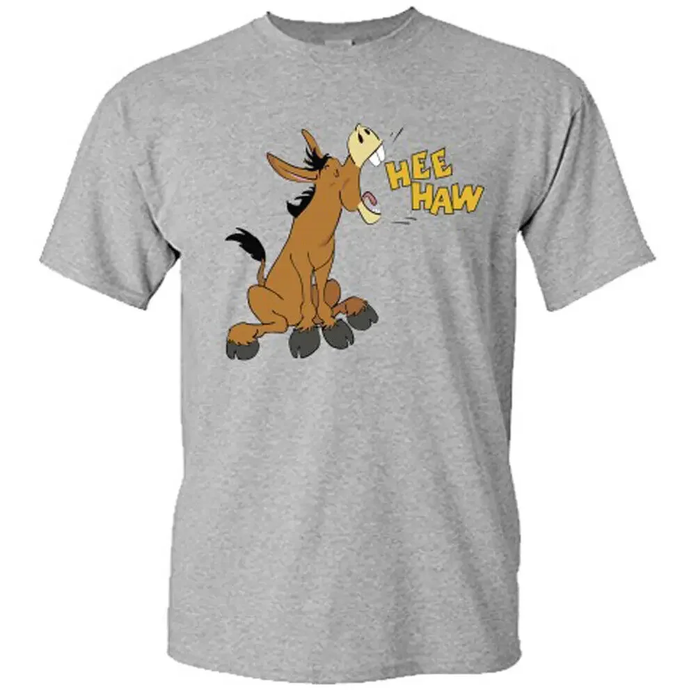 

Новинка, мужская серая футболка Hee Haw Donkey Country TV Show, Размеры S 5XL
