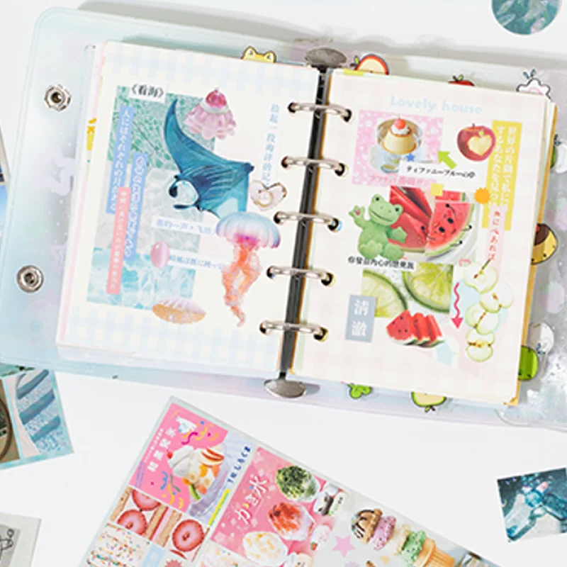 Dreamcore A5 كتاب ملصقات 29 قطعة لوازم سجل القصاصات خمر DIY ألبوم الصور ديكور Kawaii ملصقات الكولاج للمجلة