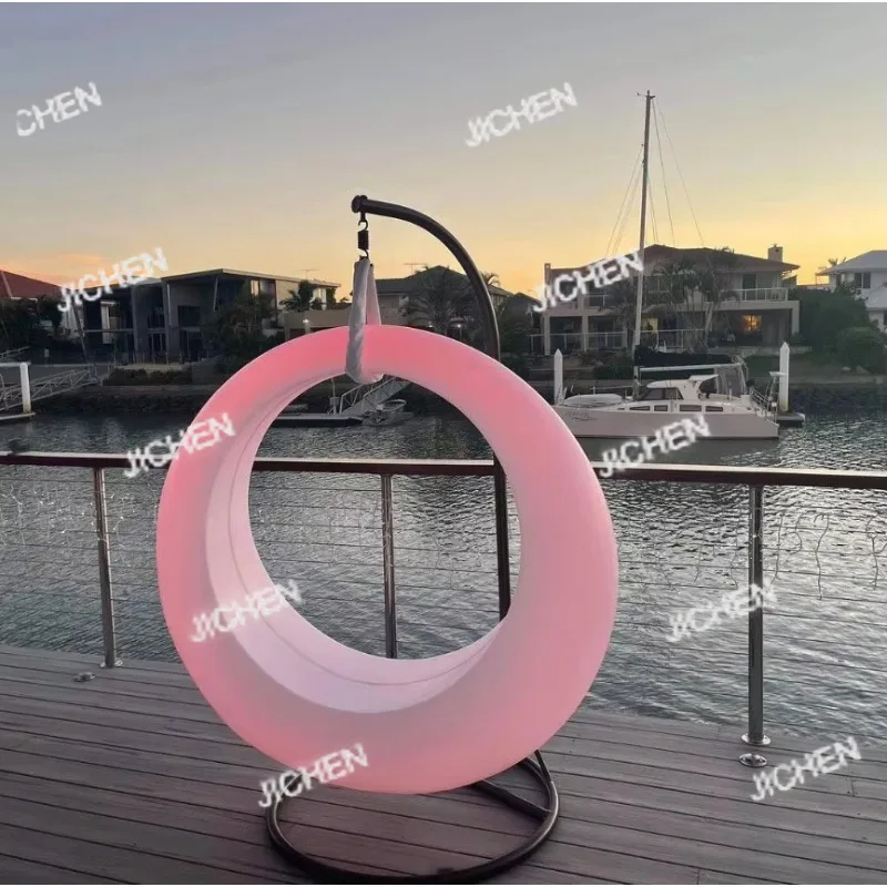 

Lighting Outdoor Swing Park Luminous Entertainment Hanging Light Emitting Diode Luminous Garden Swing Waterproof Color