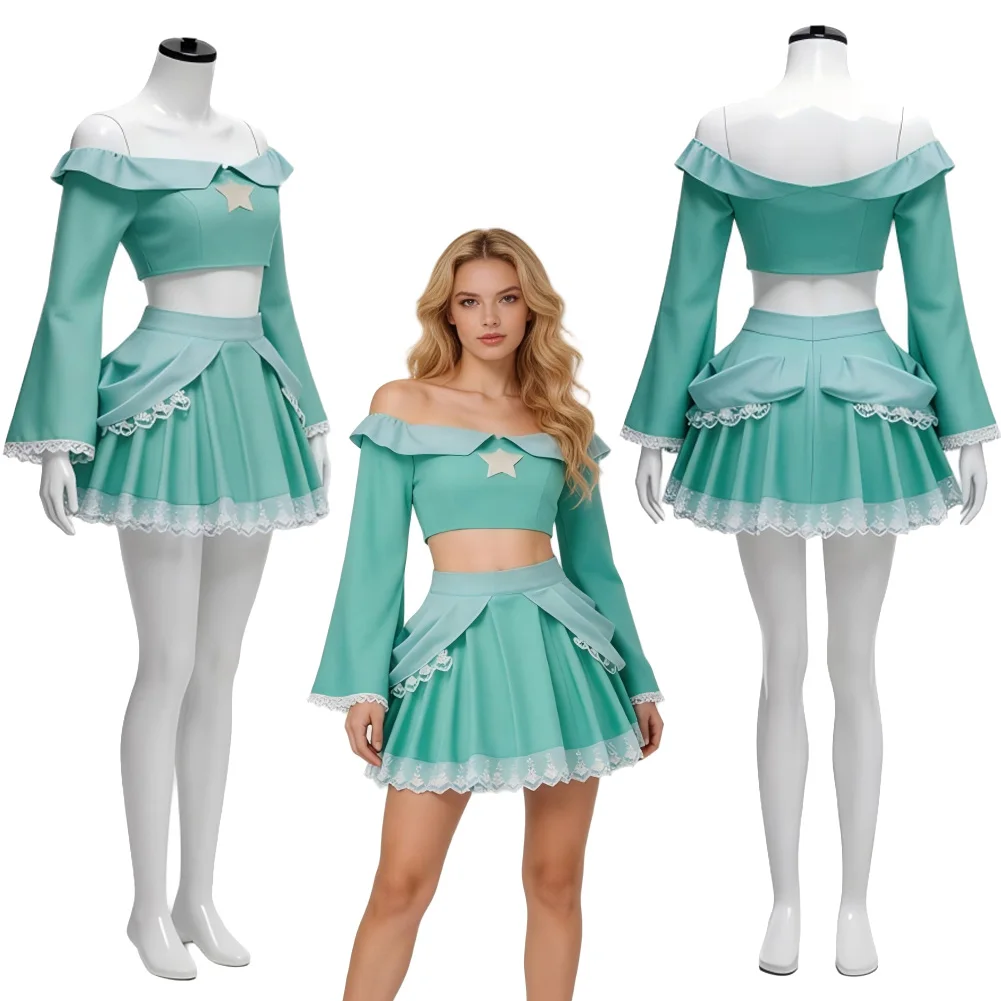 

Костюм принцессы Розалины для косплея по аниме-игре/фильму 2026 года, синее платье-юбка, женская одежда, наряды для Хэллоуина и карнавала, для взрослых