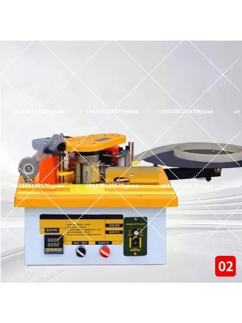 Portable 220V Double-Sided Glued Wood Panel Edge Banding Machine for Woodworking