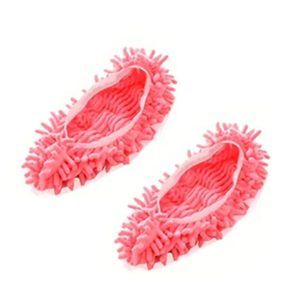 1 Pair Washable Cleaning Shoes Cover Multifunction Chenille Duster Mop Slippers Foot Socks for Floor Home