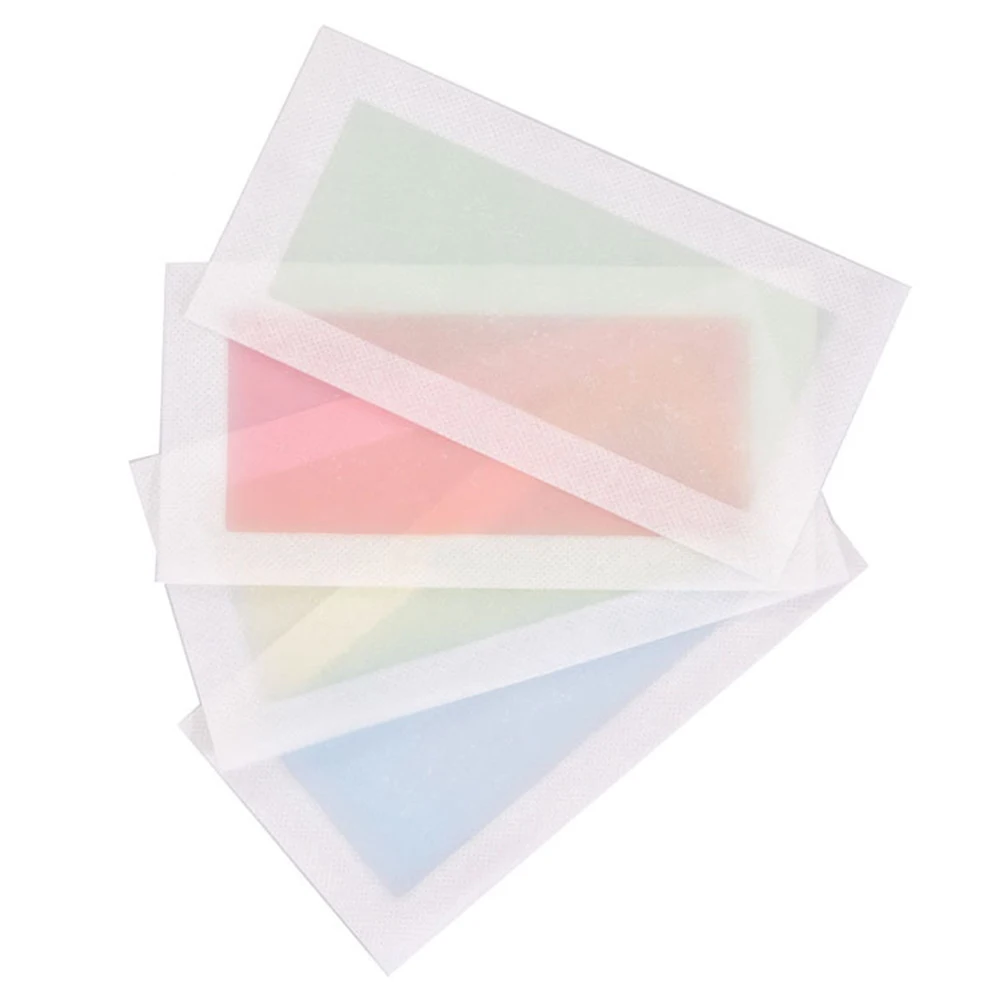 20pcs Hair Removal Wax Strip Paper Face Leg Body Facial Lip Waxing Wipe Sticker