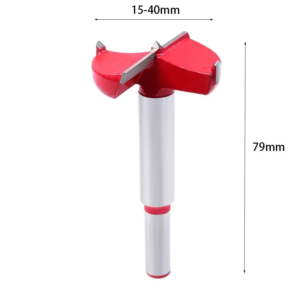 Punta da trapano da 15-40mm s punta Forstner strumento per la lavorazione del legno taglierina per sega a tazza cerniera punta da trapano con gambo