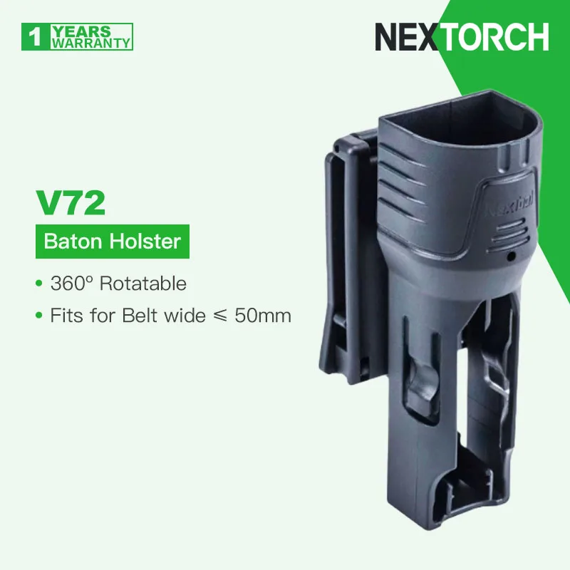 

Nextorch V72 360º Rotatable Baton Holster, with Rotating & Locking Device, Fits for Belt Wide ≤ 50mm, Quick-draw