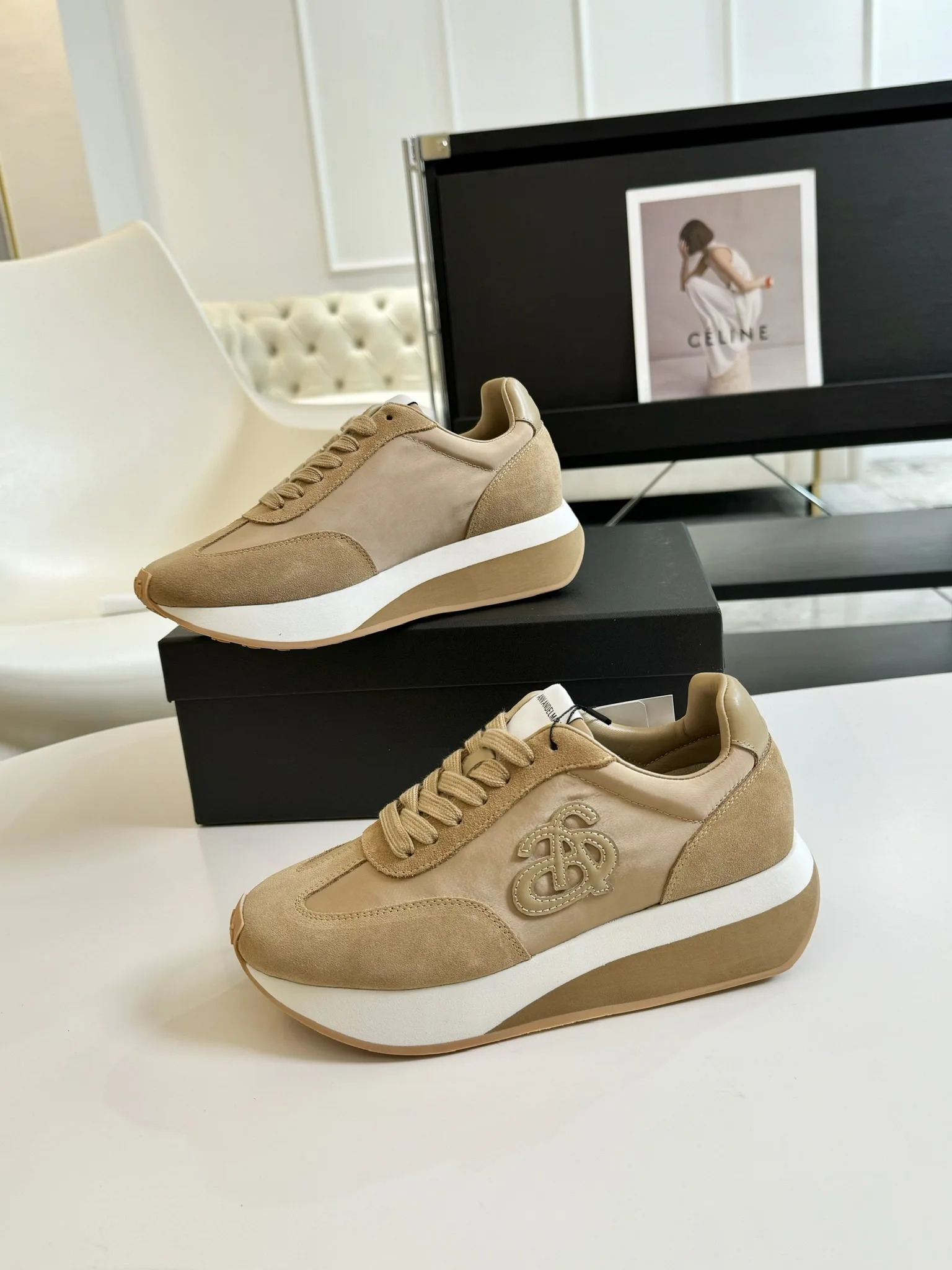 Women designer shoes on sale OLD ORDER Ann Andelman Ocai Retro Classic Sneakers platform sneaker fashion brand cloud Shoes