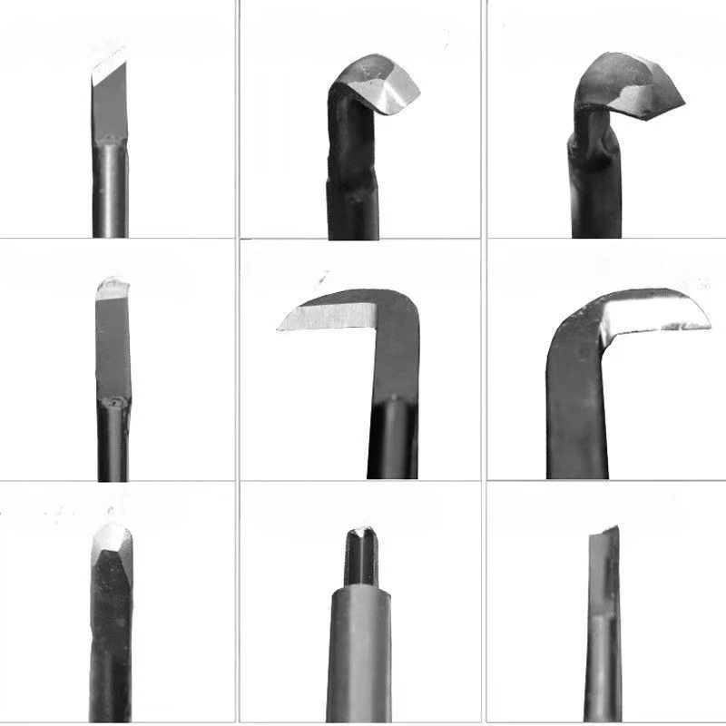 Bonsai Tools Forging Carving Knife Pick Knife Drawing Knife Anti-slip Handle Wire Carving Tools