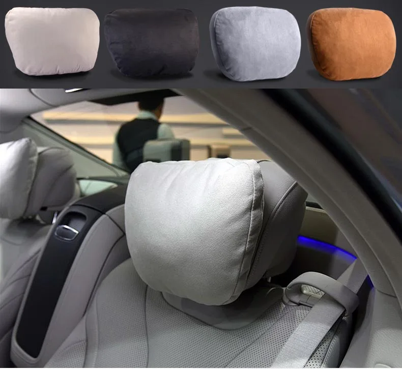 1 Stück Hochwertige Auto-Kopfstütze / Maybach Design S-Klasse Weiche Universelle Verstellbare Auto-Nackenstütze Kissen