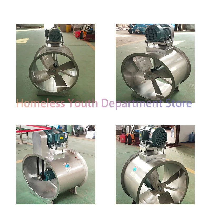 مروحة من الفولاذ المقاوم للصدأ 304، مروحة عادم دخان المطبخ، مروحة تدفق محورية خارجية بمحرك T40 #3