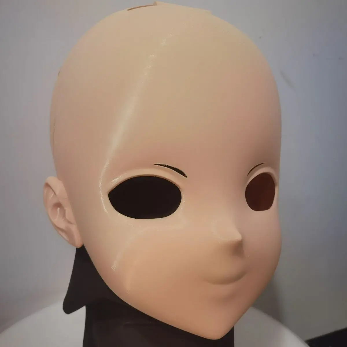 3D Printing Kigurumi Half Head Lock Anime Cosplay Accessories 3D Head Shell Props Anime Show Can Be Worn By Real People