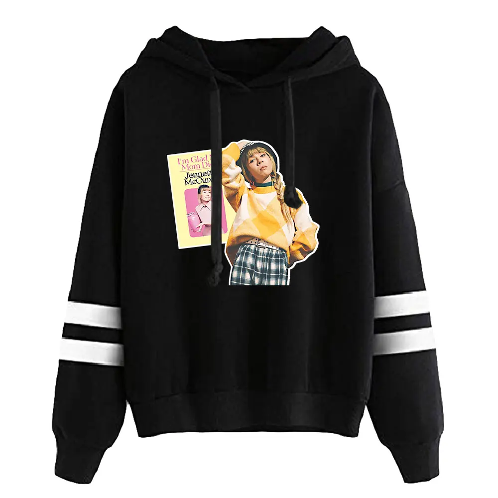 

2026 Jennette McCurdy Merch Unisex Pocketless Parallel Bars Sleeve Sweatshirt Women Men Hoodie Pop Star Fashion Clothes