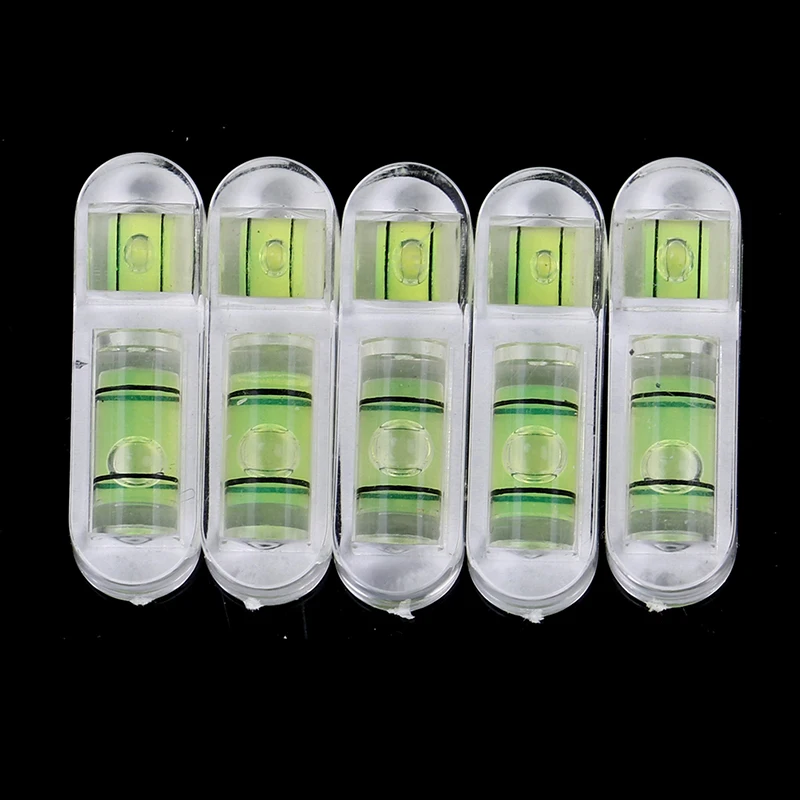 2Pcs mini T-type bubble spirit level acrylic measuring level adjustment