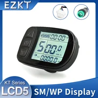 Kunteng-pantalla para bicicleta eléctrica, Panel de Control inteligente KT, 24V, 36V, 48V, LCD5