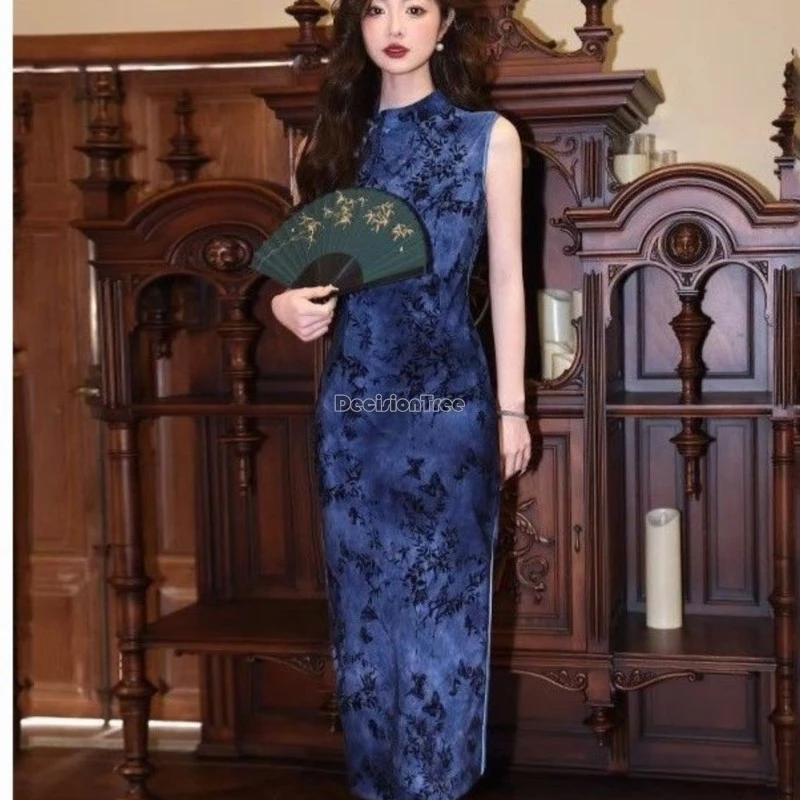 vestido-cheongsam-largo-de-estilo-vintage-para-mujer-modelo-2026-nuevo-diseno-chino-version-mejorada-del-qipao-vestido-de-verano-primavera-para-mujer-qipao-ajustado-y-transpirable