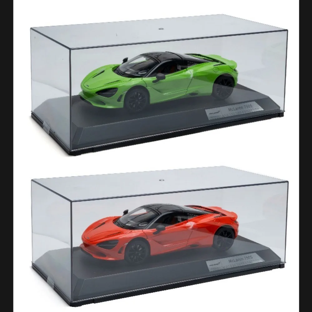 1:18 Acrylic Dust Cover DIVO 750S Valkyrie Model Toy Sports Cars Alloy Diecast Doors Opened Shock Absorption Collection Supercar