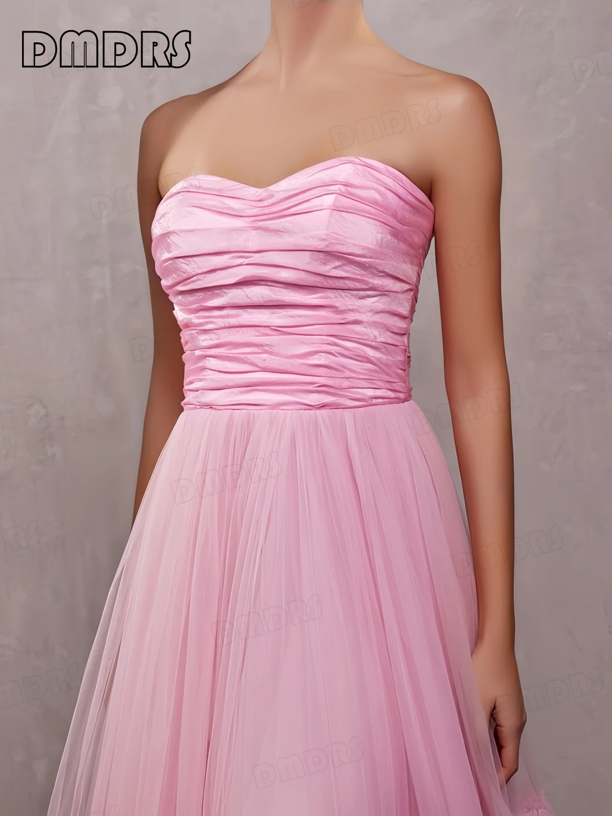 Uma linha em camadas longo vestido formal para mulheres sem alças personalizado tule festa vestidos de baile querida sem alças doce 15 16 vestido