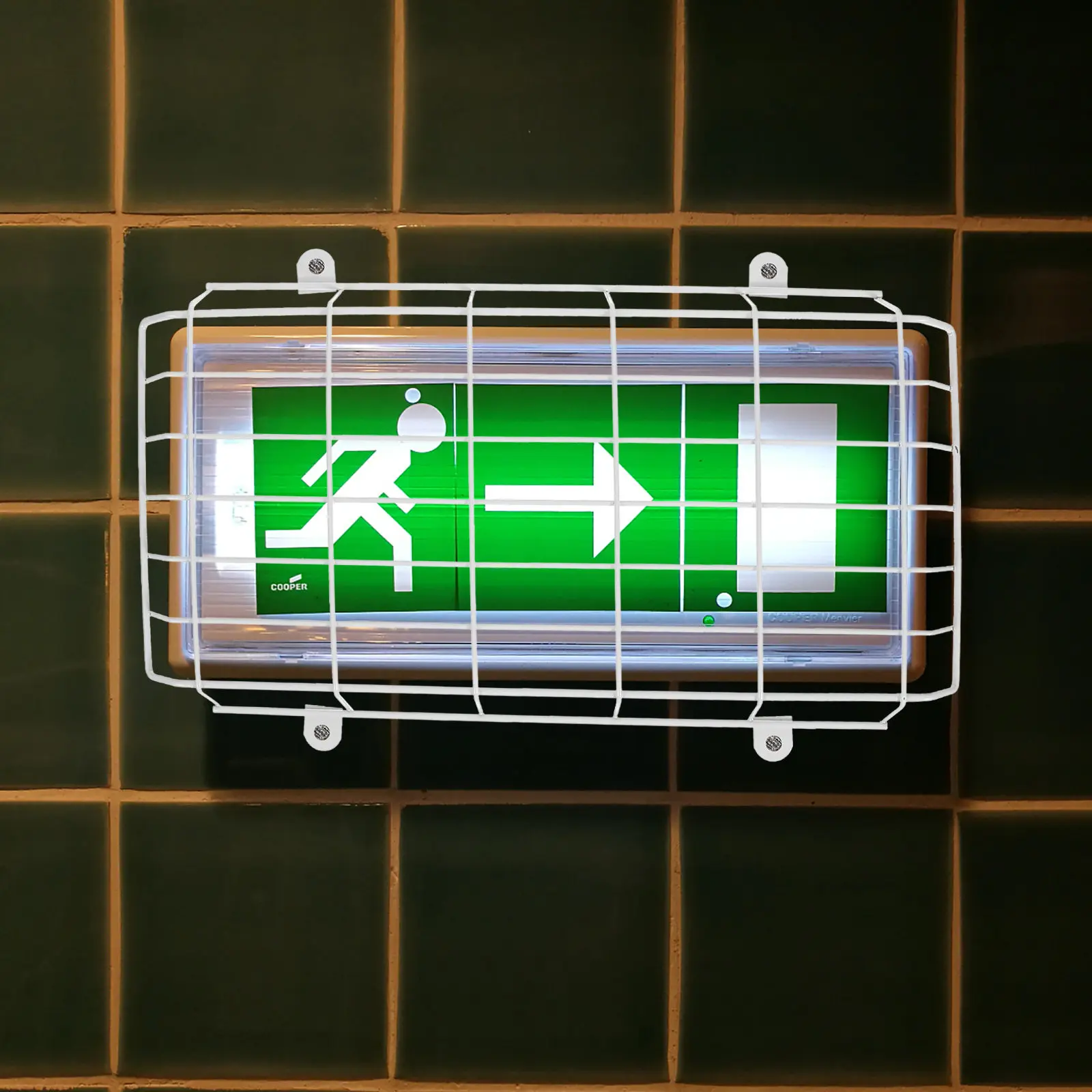 metal-wall-mount-emergency-light-wire-guard-exit-sign-protective-cover-wire-guard-school-shopping-mall