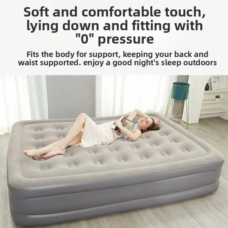YJQ outdoor fully automatic portable inflatable bed tent matching air cushion bed camping moisture-proof double thickened