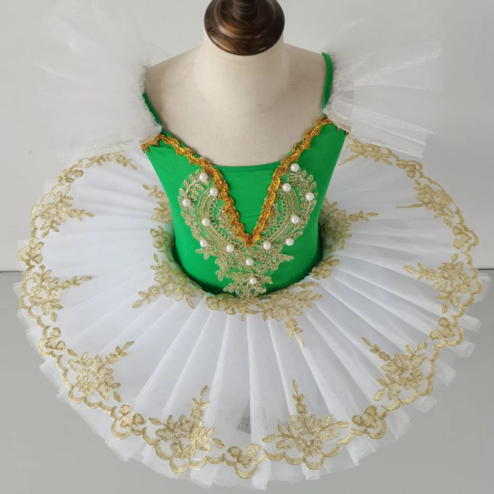 Leotards for Girls Dress Dance Wear Ballet Tutu Princess Children Clothing Stage Costumes Fairy Kids Clothes Performance Elegant