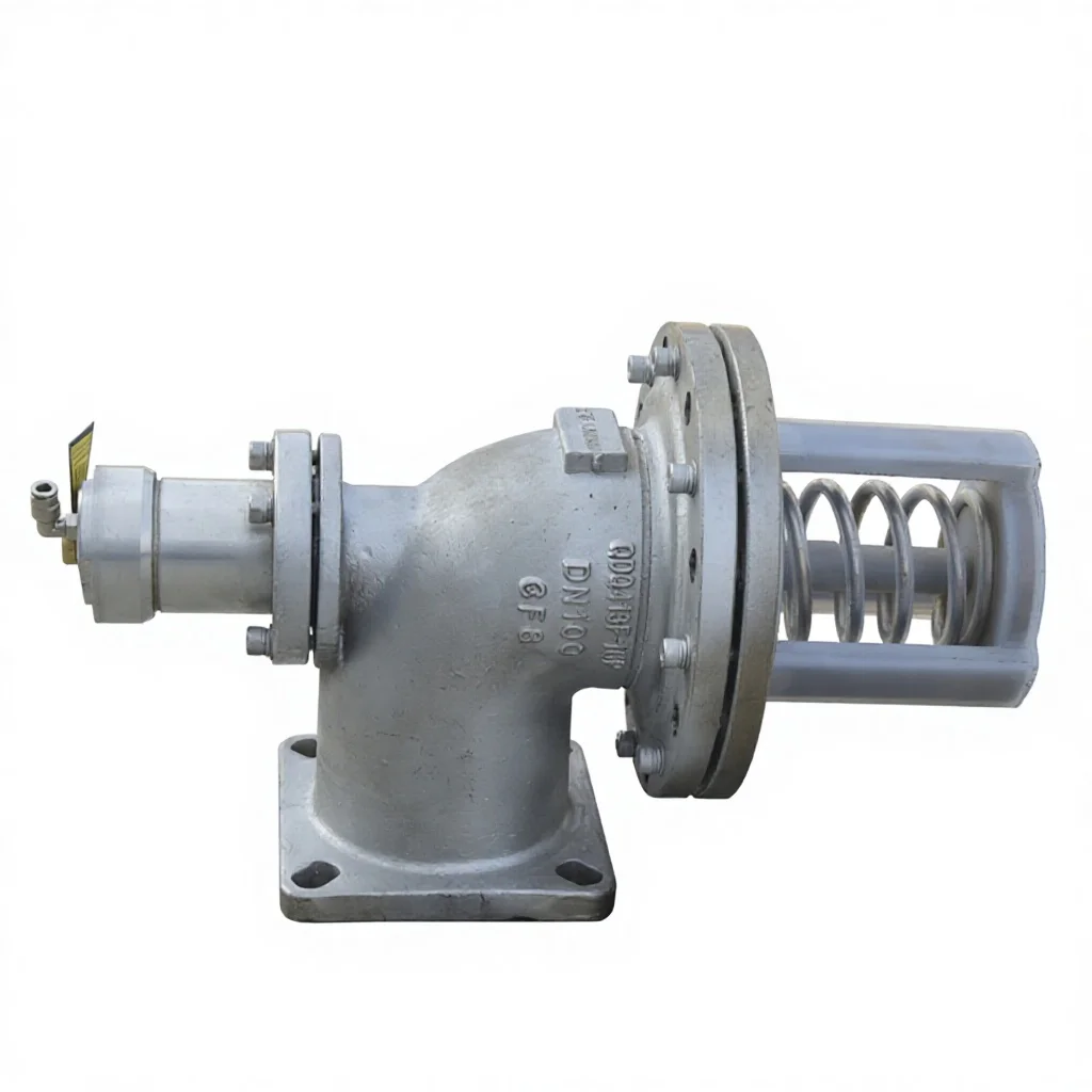 4/6-Inch Steel-Lined Plastic Bottom Valve for tank Truck Leakage Prevention