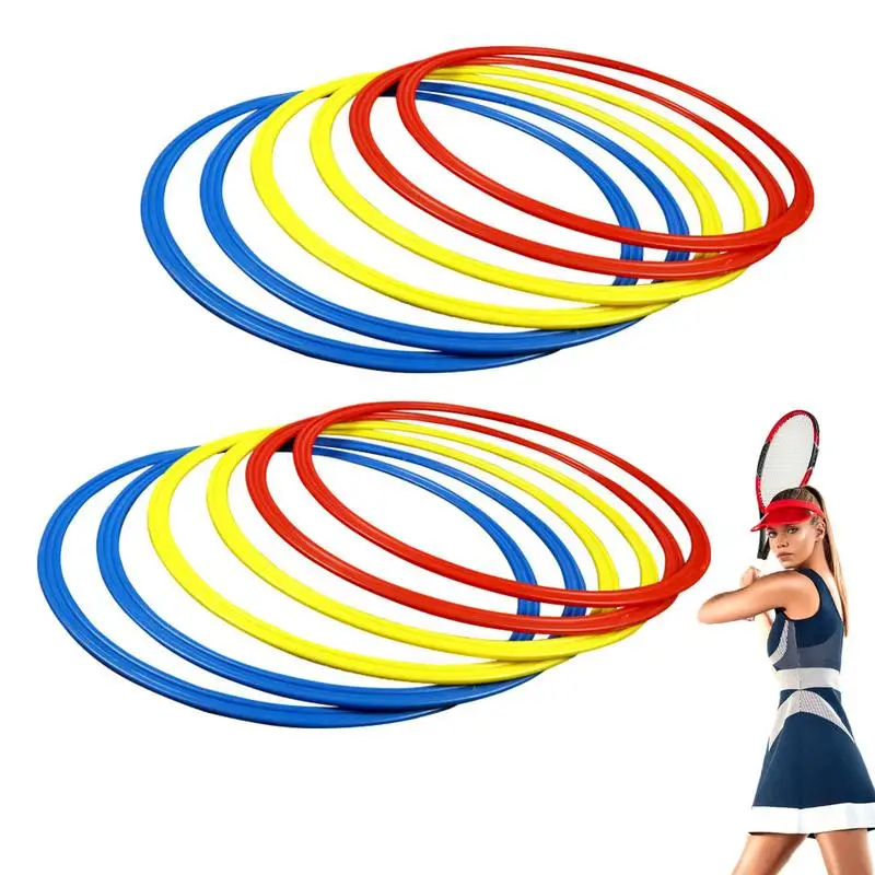 Speed Exercise Ring Physical Speed Exercise Circles For Children Bright Colors Sports Accessory For Basketball Tennis And Indoor