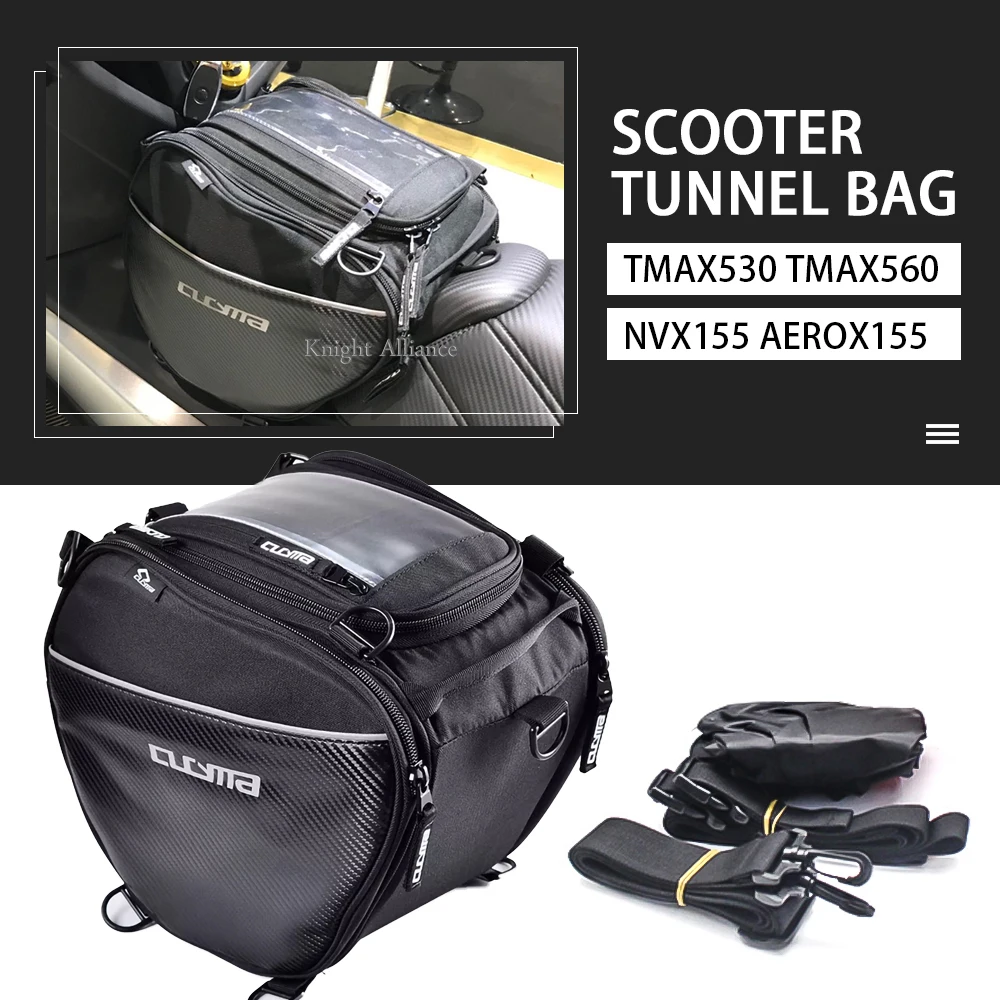 

Motorcycle Scooter Tunnel Bag Waterproof Navigation Tank Bag Tool Bags For YAMAHA TMAX530 NVX155 TMAX560 AEROX155 T-MAX 530 560