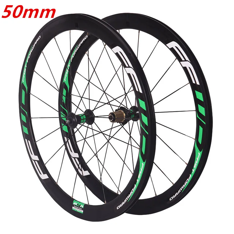 700C  Road Wheelset  Bicycle  Aluminum alloy 30/40/50mm Depth Clincher v/c disc brake Brake Surface wheels