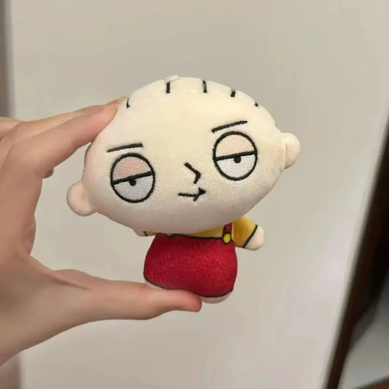 

10cm Cute Family Guy Stewie·Griffin Printed Cotton Doll Plush Toy - Keychain & Bag Charm Trendy Toys Holiday Gifts Collectible